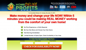 Is Home Online Profits Club A Scam